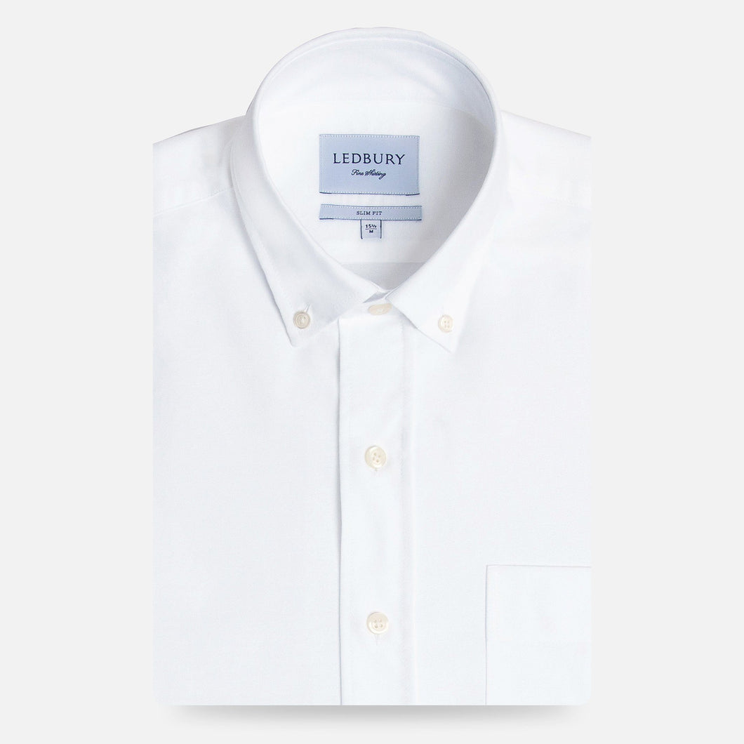 The White Mayfield Oxford Casual Shirt Casual Shirt- Ledbury