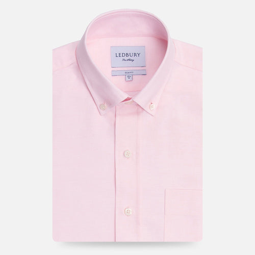 The Pink Mayfield Oxford Casual Shirt Dress Shirt- Ledbury