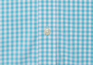 The Aqua McAdam Gingham Casual Shirt Casual Shirt- Ledbury