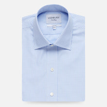Load image into Gallery viewer, The Blue Gingham Poplin Dress Shirt