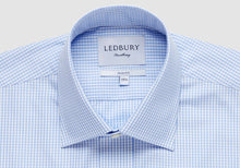 Load image into Gallery viewer, The Blue Gingham Poplin Dress Shirt