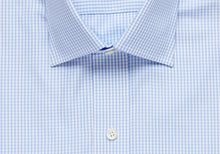 Load image into Gallery viewer, The Blue Gingham Poplin Dress Shirt