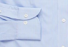 Load image into Gallery viewer, The Blue Gingham Poplin Dress Shirt