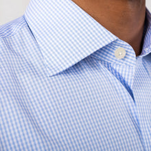 Load image into Gallery viewer, The Blue Gingham Poplin Dress Shirt