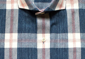 The Cadet Blue Rawls Plaid Casual Shirt Casual Shirt- Ledbury