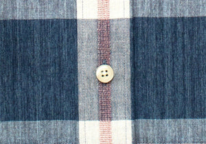 The Cadet Blue Rawls Plaid Casual Shirt Casual Shirt- Ledbury