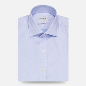The Blue Eckerson Dobby Dot Dress Shirt Dress Shirt- Ledbury