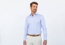 Load image into Gallery viewer, The Blue Eckerson Dobby Dot Dress Shirt Dress Shirt- Ledbury