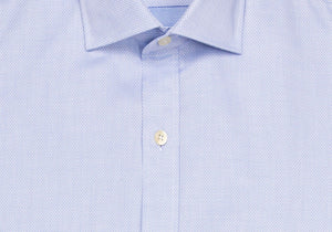 The Blue Eckerson Dobby Dot Dress Shirt Dress Shirt- Ledbury