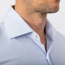 Load image into Gallery viewer, The Blue Farrell Dobby Dot Dress Shirt Dress Shirt- Ledbury