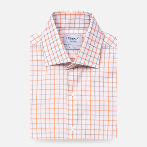 The Apricot Birchcrest Check Dress Shirt Dress Shirt- Ledbury