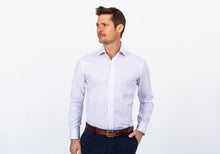 Load image into Gallery viewer, The Lilac Birchcrest Check Dress Shirt Dress Shirt- Ledbury