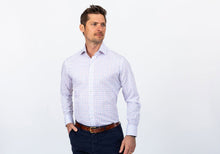 Load image into Gallery viewer, The Lilac Birchcrest Check Dress Shirt Dress Shirt- Ledbury