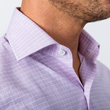 Load image into Gallery viewer, The Violet Crestwood Heather Windowpane Dress Shirt Dress Shirt- Ledbury