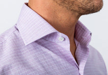 Load image into Gallery viewer, The Violet Crestwood Heather Windowpane Dress Shirt Dress Shirt- Ledbury