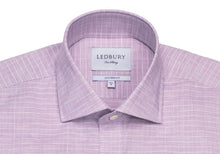 Load image into Gallery viewer, The Violet Crestwood Heather Windowpane Dress Shirt Dress Shirt- Ledbury