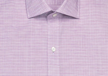 Load image into Gallery viewer, The Violet Crestwood Heather Windowpane Dress Shirt Dress Shirt- Ledbury