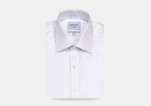 Load image into Gallery viewer, The Lavender Lewiston Check Dress Shirt Dress Shirt- Ledbury