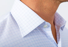 Load image into Gallery viewer, The Lavender Lewiston Check Dress Shirt Dress Shirt- Ledbury