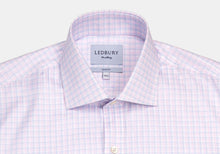 Load image into Gallery viewer, The Pink Cloverly Check Dress Shirt Dress Shirt- Ledbury
