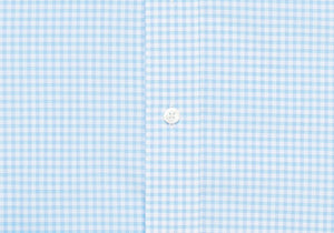 The Pool Blue Kirby Gingham Dress Shirt Dress Shirt- Ledbury