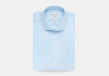 Load image into Gallery viewer, The Pool Blue Kirby Gingham Dress Shirt Dress Shirt- Ledbury