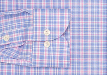 Load image into Gallery viewer, The Pink Fairford Performance Check Casual Shirt Casual Shirt- Ledbury