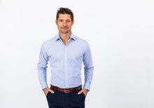 Load image into Gallery viewer, The Blue Buckley Performance Gingham Casual Shirt
