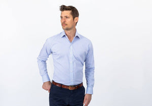 The Blue Buckley Performance Gingham Casual Shirt
