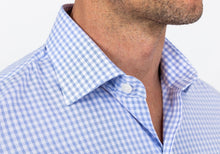 Load image into Gallery viewer, The Blue Buckley Performance Gingham Casual Shirt