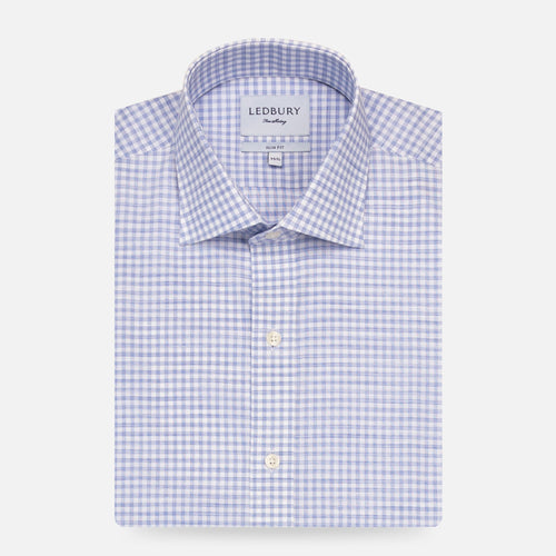 The Blue Buckley Performance Gingham Casual Shirt