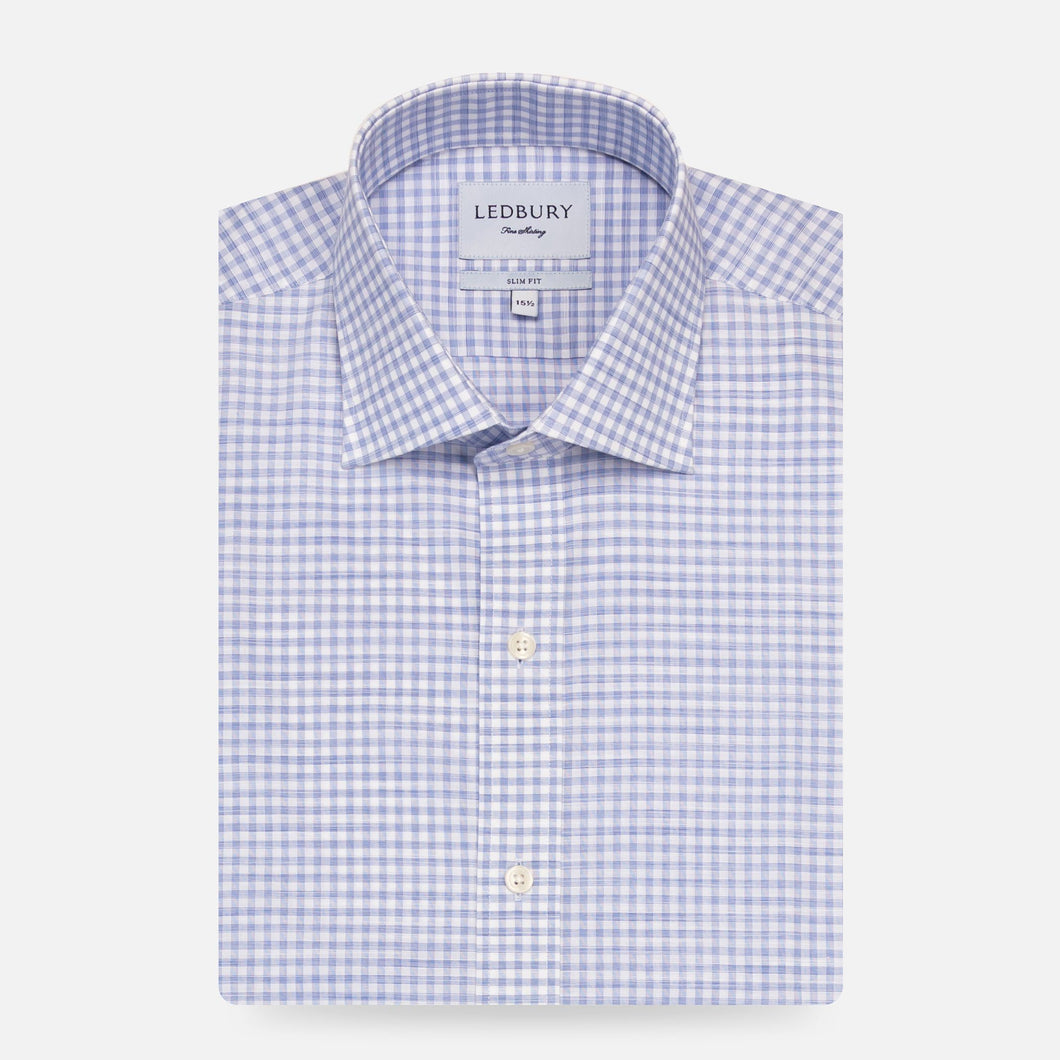 The Blue Buckley Performance Gingham Casual Shirt