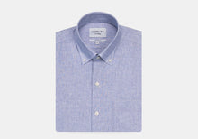 Load image into Gallery viewer, The Light Blue Short Sleeve Covington Cotton Linen Casual Shirt Casual Shirt- Ledbury