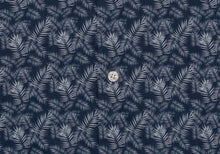 Load image into Gallery viewer, The Navy Short Sleeve Parke Printed Poplin Casual Shirt