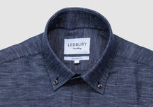 Load image into Gallery viewer, The Navy Allerton Cotton Linen Casual Shirt Casual Shirt- Ledbury
