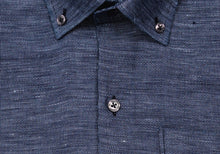 Load image into Gallery viewer, The Navy Allerton Cotton Linen Casual Shirt Casual Shirt- Ledbury