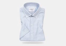 Load image into Gallery viewer, The Blue Short Sleeve Wysall Stripe Casual Shirt Casual Shirt- Ledbury