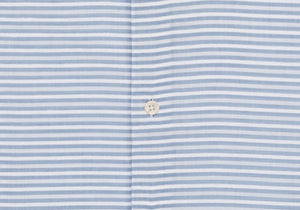 The Blue Short Sleeve Wysall Stripe Casual Shirt Casual Shirt- Ledbury
