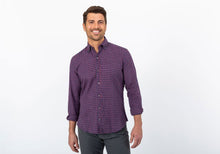 Load image into Gallery viewer, The Currant Grayton Cotton Linen Gingham Casual Shirt Casual Shirt- Ledbury