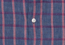 Load image into Gallery viewer, The Currant Rowan Cotton Linen Windowpane Casual Shirt Casual Shirt- Ledbury