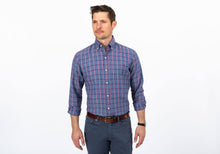 Load image into Gallery viewer, The Currant Rowan Cotton Linen Windowpane Casual Shirt Casual Shirt- Ledbury