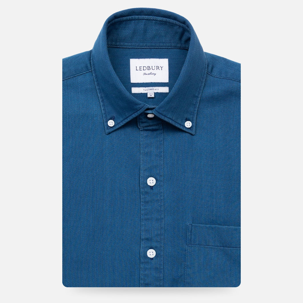 The Dark Blue Indigo Arnett Casual Shirt