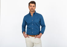 Load image into Gallery viewer, The Dark Blue Indigo Arnett Casual Shirt
