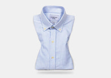 Load image into Gallery viewer, The Blue Mayfield Stripe Washed Oxford Casual Shirt Casual Shirt- Ledbury