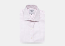 Load image into Gallery viewer, The Pink Carrington Windowpane Dress Shirt Dress Shirt- Ledbury