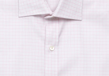 Load image into Gallery viewer, The Pink Carrington Windowpane Dress Shirt Dress Shirt- Ledbury