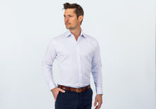 Load image into Gallery viewer, The Lavender Carrington Windowpane Dress Shirt Dress Shirt- Ledbury