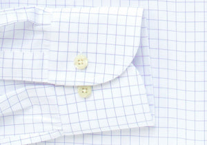 The Lavender Carrington Windowpane Dress Shirt Dress Shirt- Ledbury