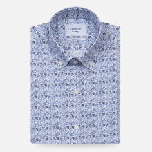 Load image into Gallery viewer, The Blue Lynbrook Printed Poplin Casual Shirt Casual Shirt- Ledbury