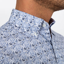 Load image into Gallery viewer, The Blue Lynbrook Printed Poplin Casual Shirt Casual Shirt- Ledbury